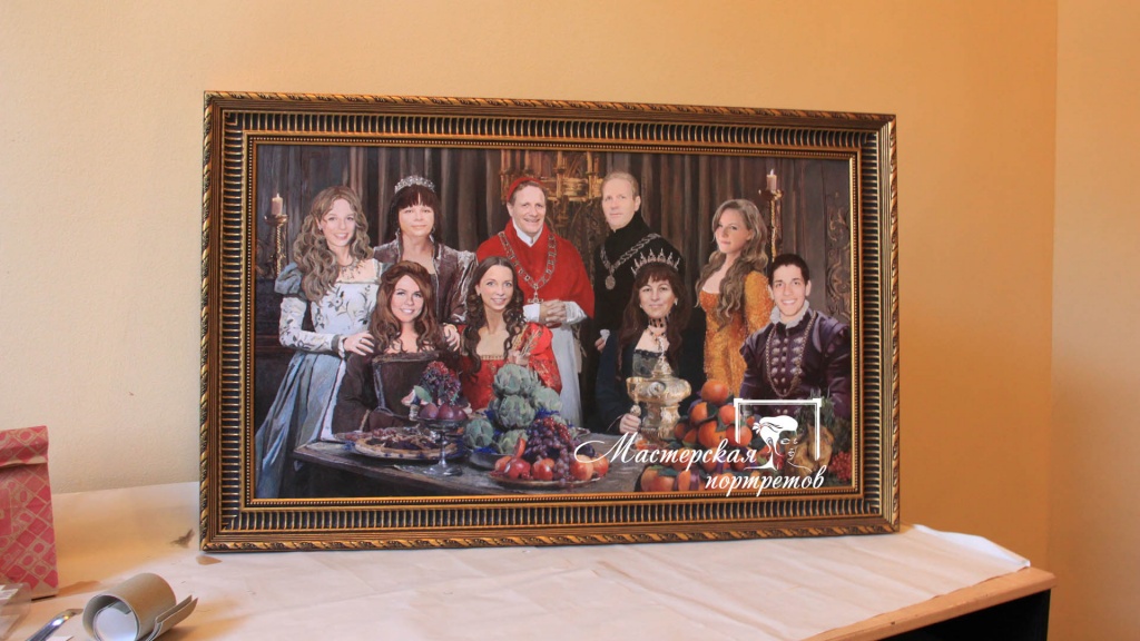 Семейный портрет в историческом образе 